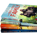 The One and Only Series by Katherine Applegate 4 Books Collection Set | Children’s Middle Grade Animal Adventure Fiction Set - One and Only Ivan, The One and Only Bob, The One and Only Ruby & The One and Only Family