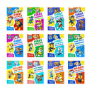 Paw Patrol Get set for school Activity 12 Books Collection Set (First Letters, Phonics, Writing, Numbers, Counting, Spelling, 100 Words, Fun With Numbers, Telling the Time, Left right up down & More)