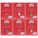 Numberblocks and Alphablocks Level 1 Collection 6 Workbooks Set With Stickers (Numberblocks Numbers and Counting, Adding and Subtracting, Puzzles and ... More) (Numberblocks and Alphablocks Workbooks)