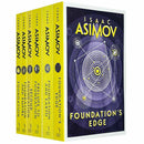 Isaac Asimov Foundation Series 6 Books Collection Set - Foundation Foundation And Empire Second Fo..